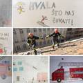 Zagrebačke vatrogasce djeca su razveselila crtežima zahvale