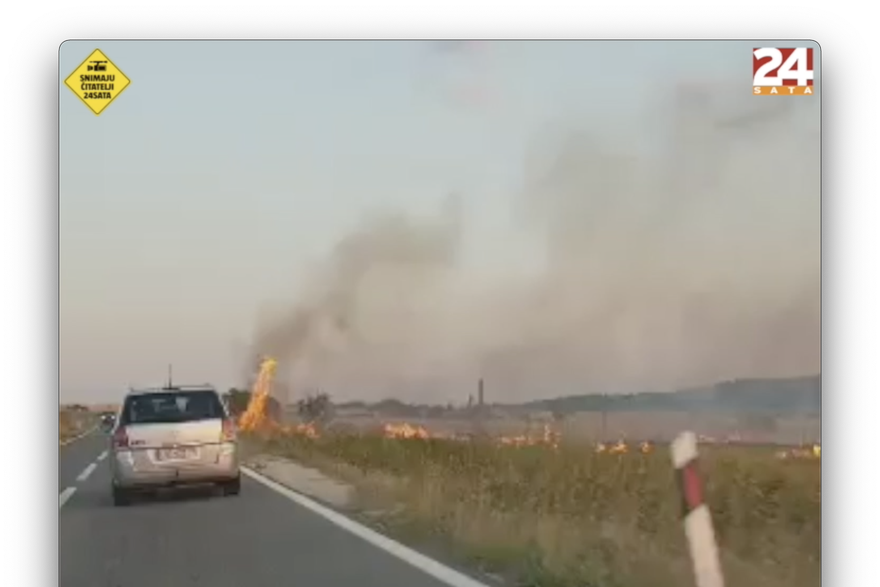 Požar kod ceste: Gori kod Rtine