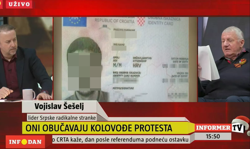Vučićev režimski medij objavio slike Hrvata, zločinac Šešelj  im čitao imena. Prozvali i novinara