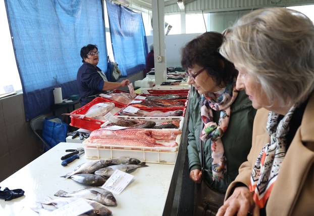 Šibenik: Ponuda na šibenskoj ribarnici