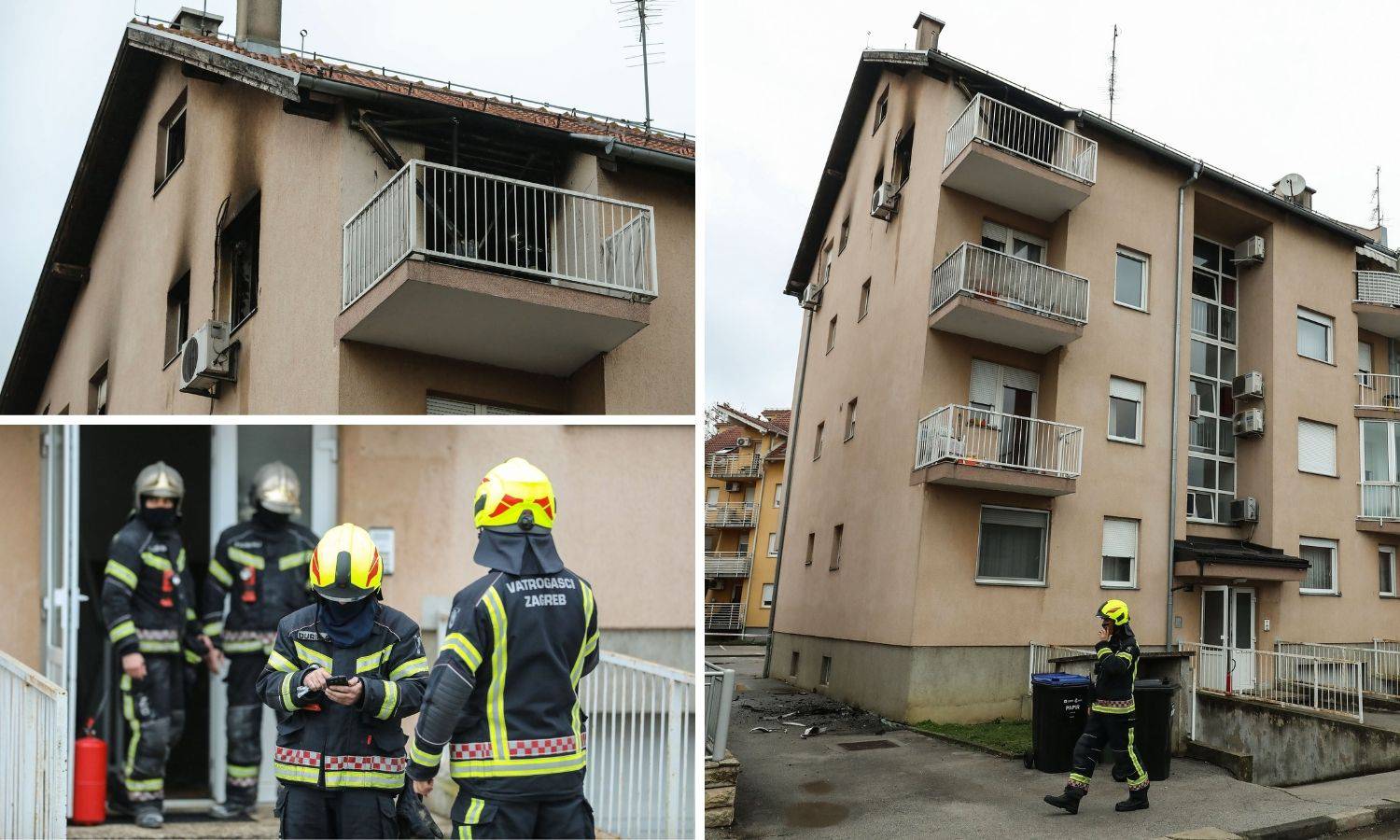 Na Božić gotovo cijeli izgorio stan u Zagrebu, par istrčao van, od šoka nisu mogli ni govoriti