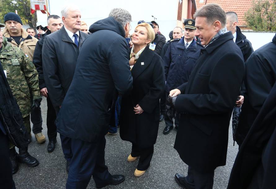 Predsjednica stigla u čizmama kakve su nosili hrabri branitelji