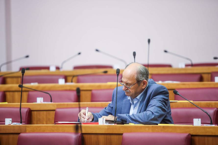 Zagreb: Prazan Sabor za vrijeme 2. sjednice