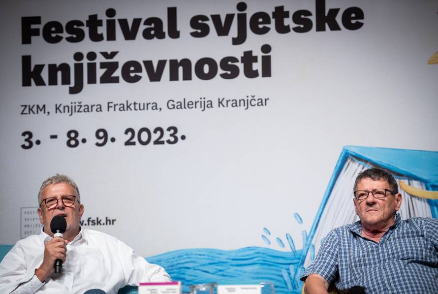 Zagreb: Svetislav Basara gostovao na tribini Festivala svjetske književnosti "Razotkrivanje" 