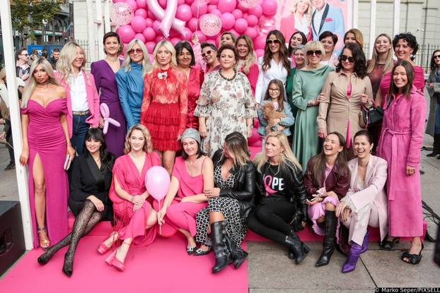 Zagreb: Mimohod u znak potpore oboljelima od raka dojke