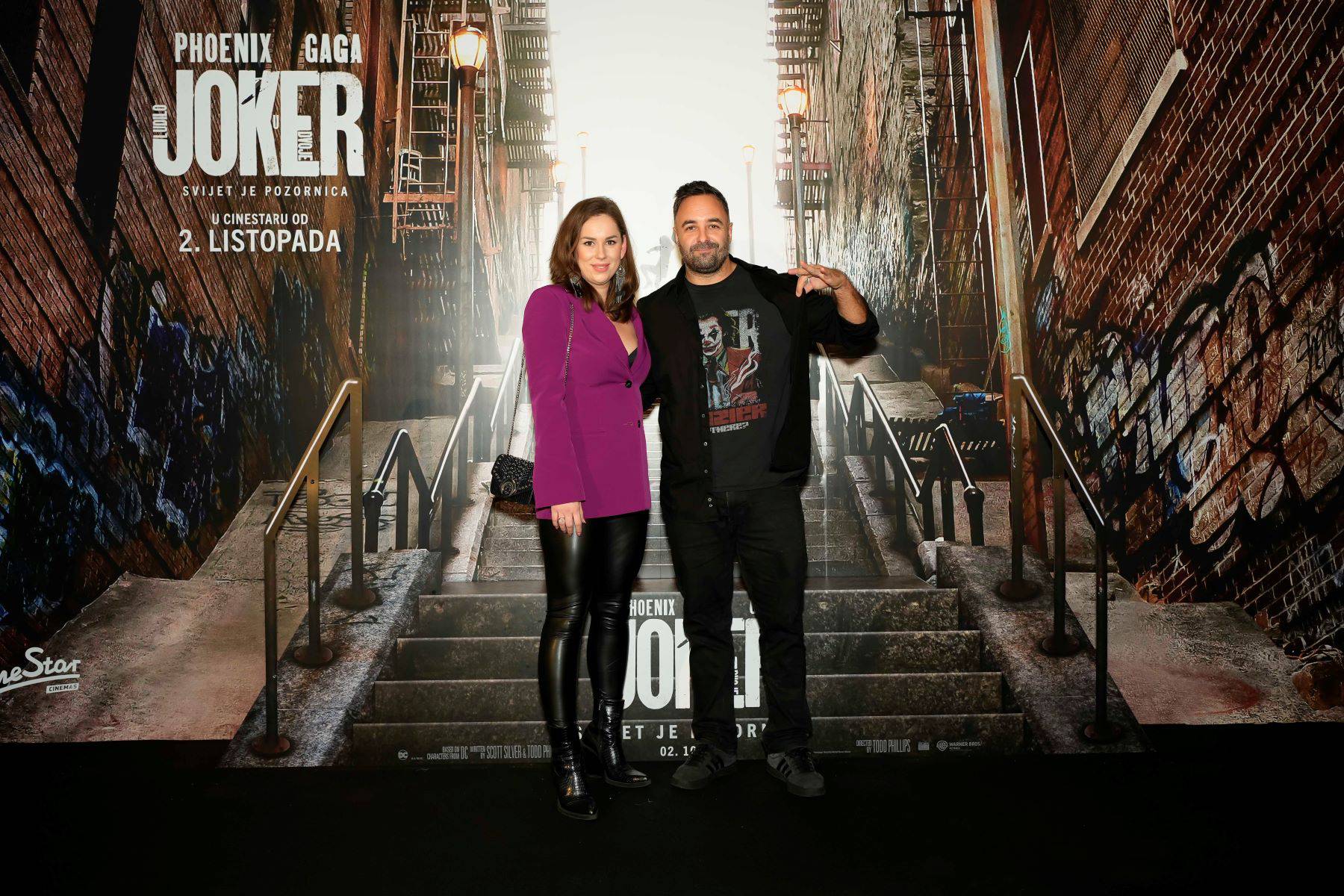 Petko na premijeru filma 'Joker: Ludilo u dvoje' stigao kao Joker