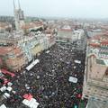 Strane agencije: Tisuće učitelja prosvjedovale su u Zagrebu