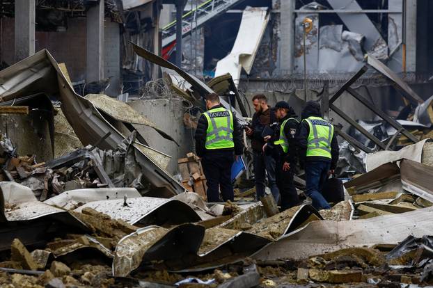 Aftermath of a Russian missile attack in Kyiv