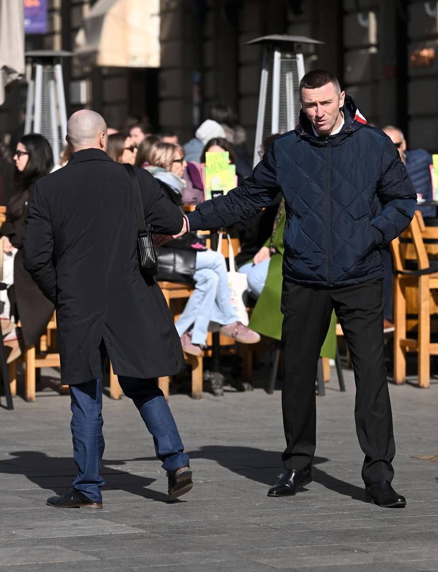 EKSKLUZIVNO Zagreb: Josip Dabro i Ivan Penava razgovarali su u centru grada 