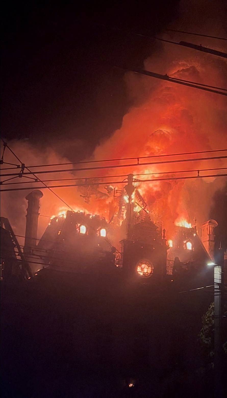 Fire in Limoges city hall amid protests in France