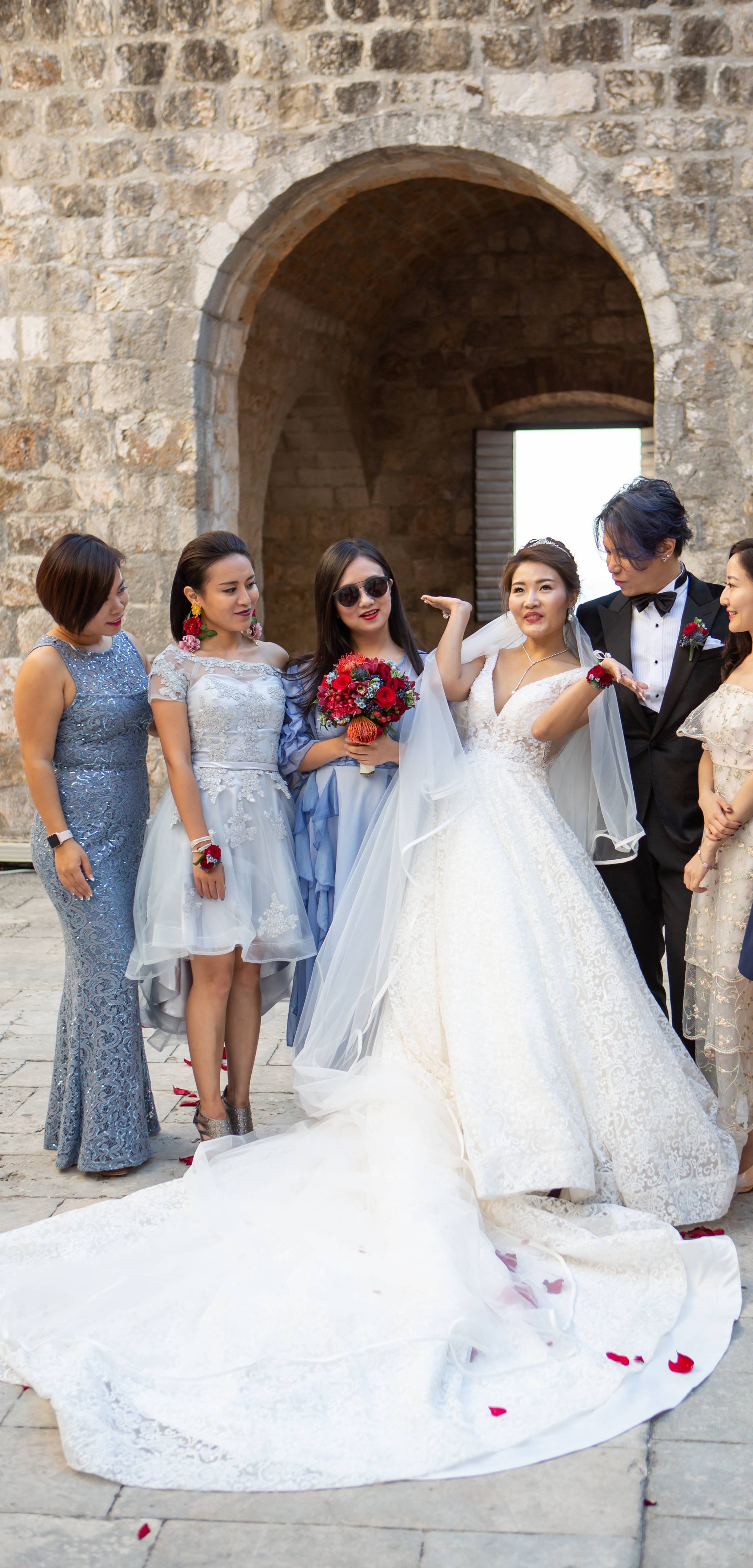 Raskoš s dubrovačkih bedema: Vjenčao se kineski jet set par