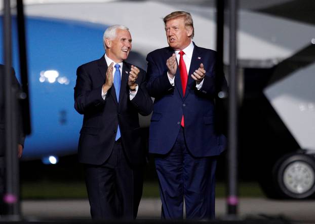 U.S. President Trump campaigns in Newport News, Virginia