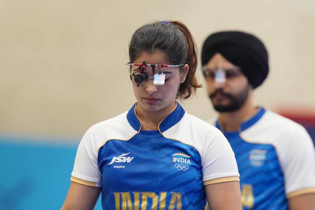 Shooting - 10m Air Pistol Mixed Team Bronze Medal
