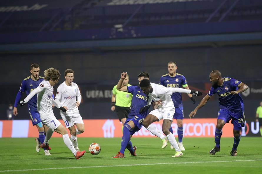 Zagreb: Dinamo protiv Genka u 5. kolu UEFA Europa lige odigrao 1:1