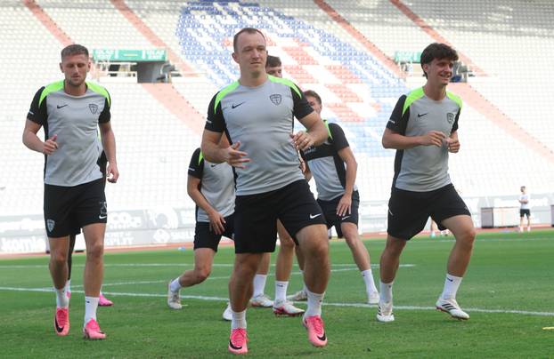 Split:  MŠK Žilina odradila trening na Poljudu