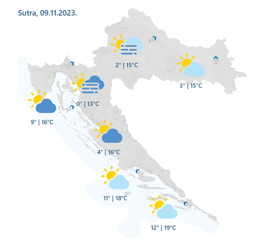 Danas i sutra vedro, od petka stiže novo pogoršanje: Za vikend u gorju moguć i snijeg