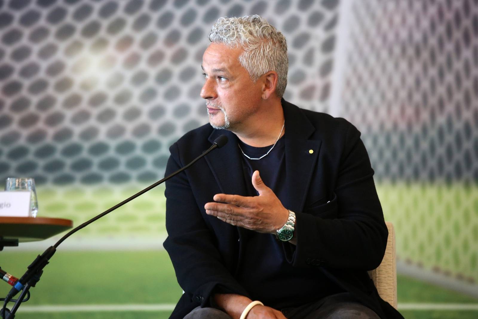 Opatija: Roberto Baggio na predstavljanju nogometnog kampa za djecu