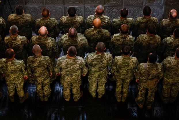 Graduation ceremony of Ukrainian Army chaplains in Kyiv