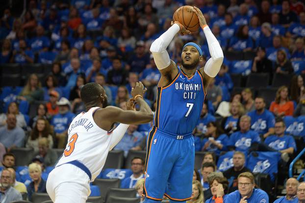 NBA: New York Knicks at Oklahoma City Thunder