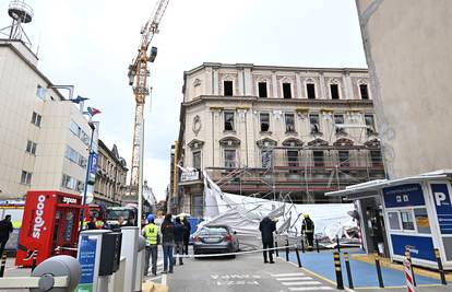 Vještakinja o padu skele u Zagrebu: 'Da se poštivala zaštita na radu ne bi bilo štete'