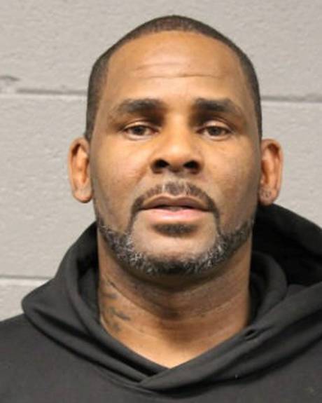 Singer Robert Kelly, known as R. Kelly, appears in a booking photo provided by the Chicago Police Department in Chicago