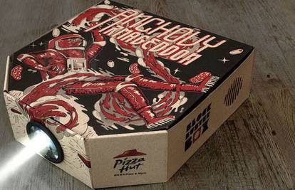 Pizza Hut ima kutiju koja se pretvara u projektor za filmove 