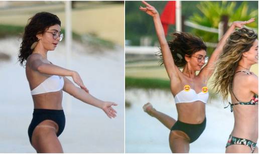 Sarah Hyland je zaplesala na plaži pa joj 'ispale' bradavice