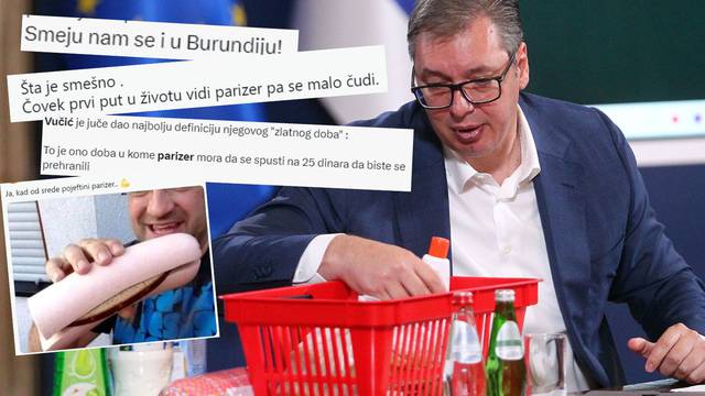 Društvene mreže sprdaju se s 'Parizerkom' Vučićem: Ljudi, smiju nam se i u Burundiju...