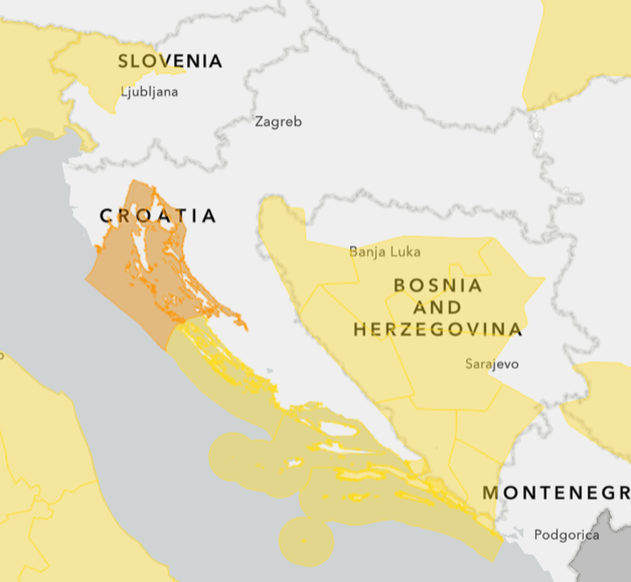 Novo nevrijeme približava se Hrvatskoj, jugo bi moglo puhati i do 100 kilometara na sat!
