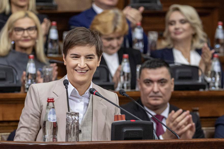 Ana Brnabić lapsus lingua u Parlamentu