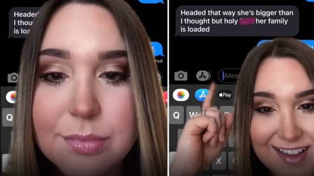 Pokazala odvratni SMS koji joj je greškom poslao muškarac dok su bili na prvom spoju
