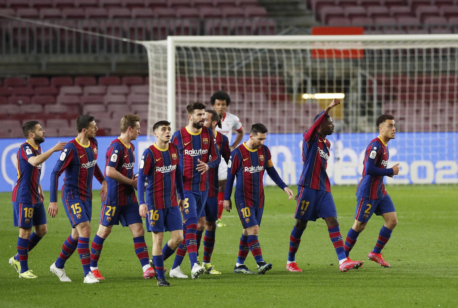 Copa del Rey - Semi Final Second Leg - FC Barcelona v Sevilla
