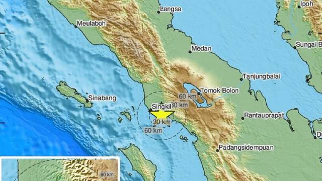 Potres magnitude 6,2 zabilježen kod Sumatre:  'Vlada panika'
