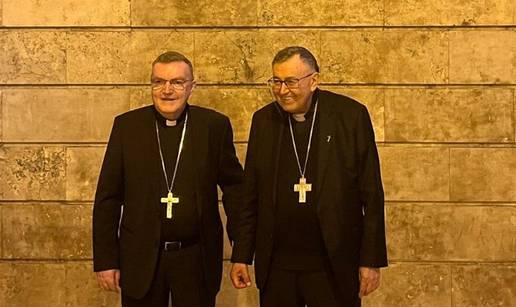Posljednja fotka prije konklave: Bozanić i Puljić spremni su za izbor novog poglavara Crkve
