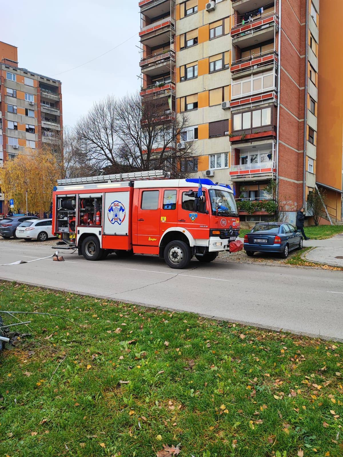 Drama u Zagrebu: Gorio stan, vatrogasci izvukli baku i psa