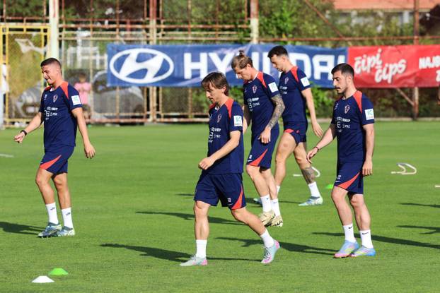 Rijeka: Trening nogometne reprezentacije Hrvatske