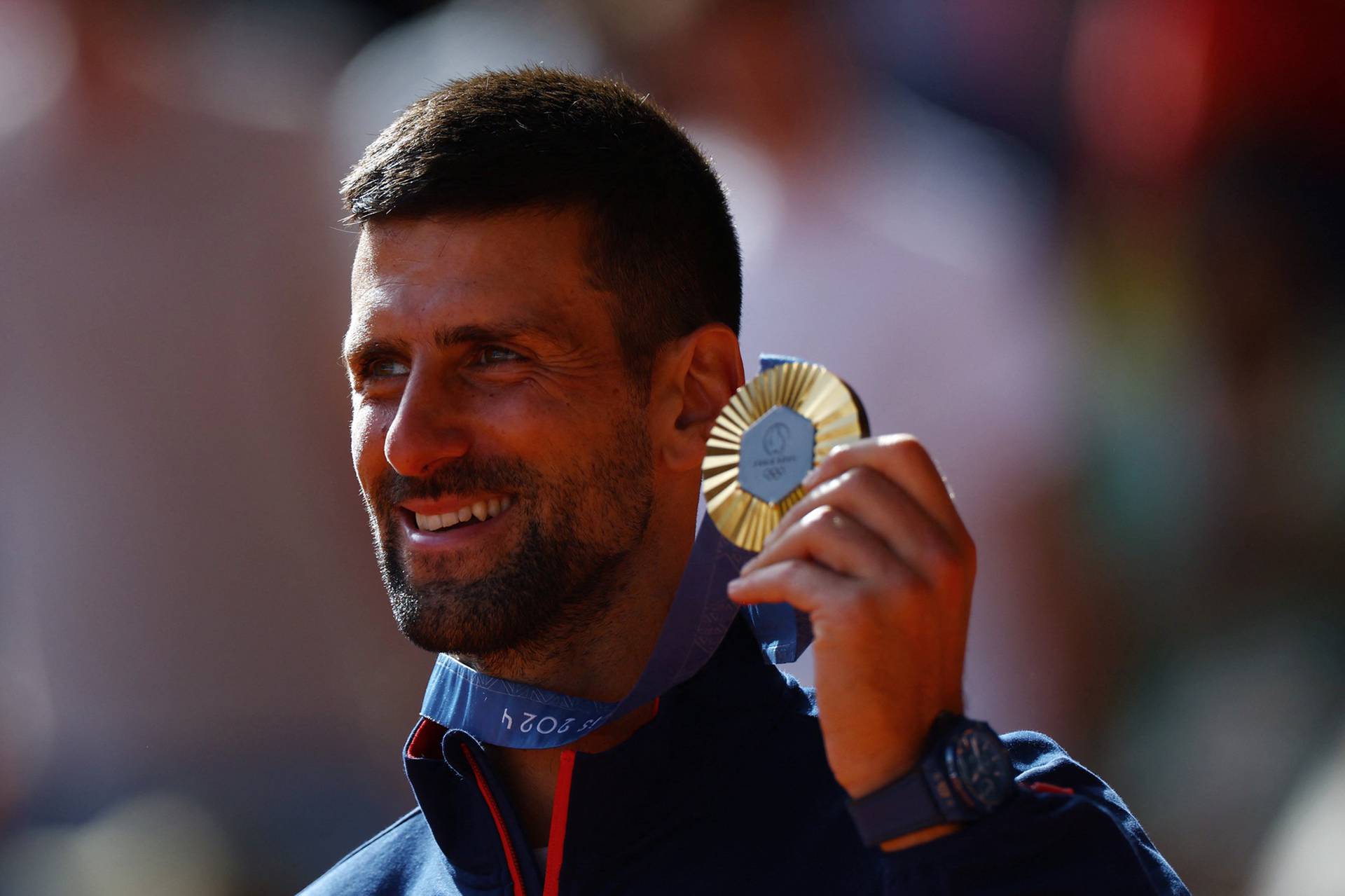 Tennis - Men's Singles Victory Ceremony