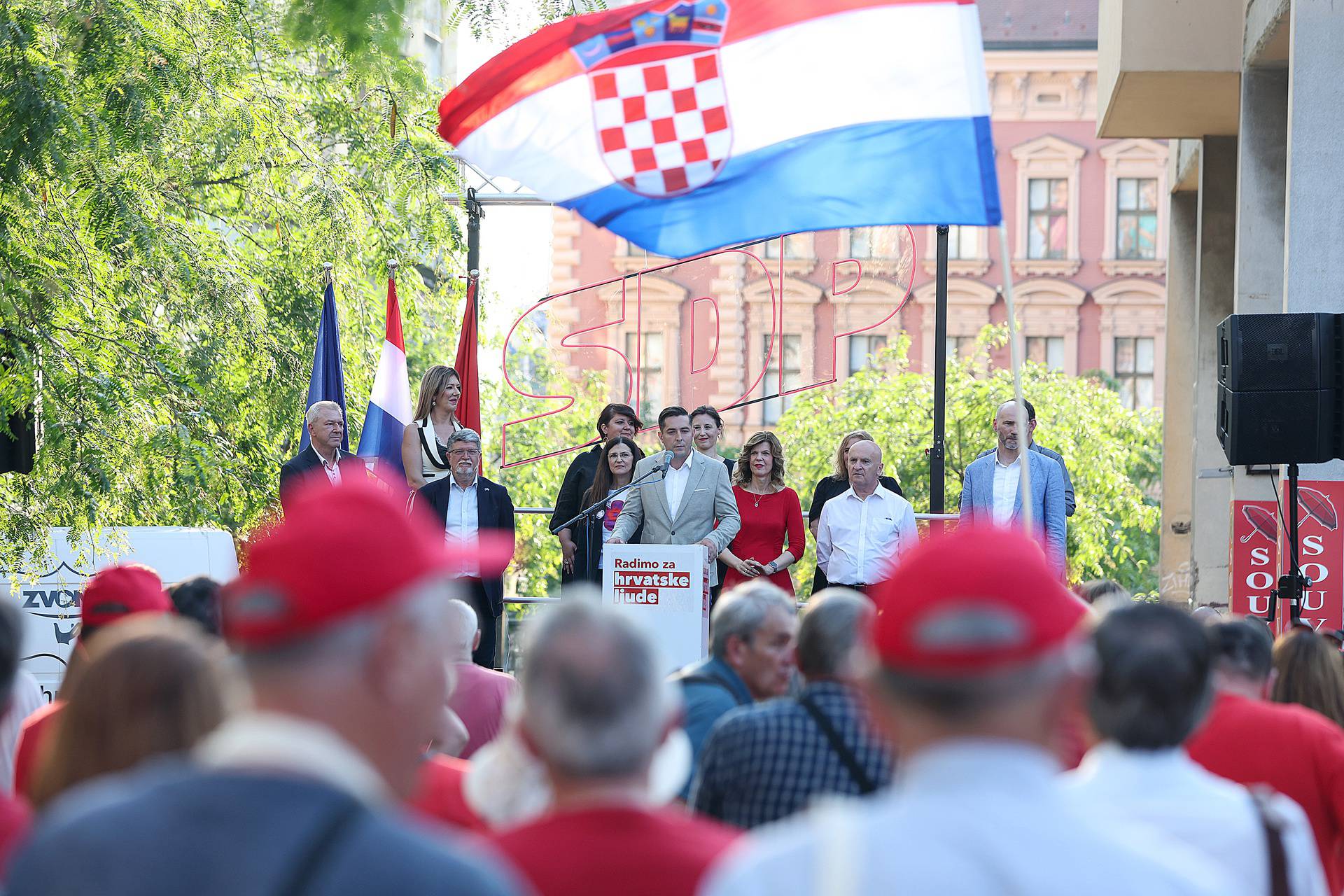 Zagreb: Završni skup koalicijske liste SDP-a za Europski parliament