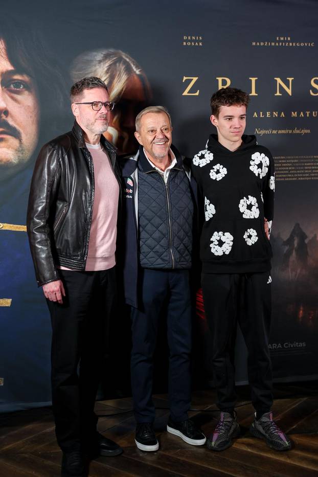 Zagreb: Premijera dugometražnog igrano-dokumentarnog filma "Zrinski"