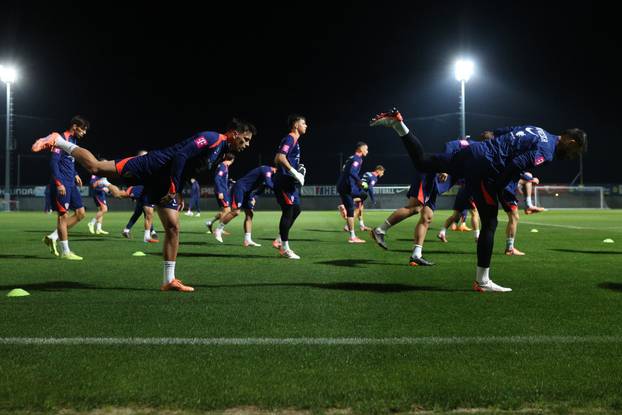 Rijeka: Hrvatski nogometni reprezetativci odradili trening