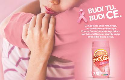 Cedevita uz okus Pink Grejp podržava udruge za borbu protiv raka dojke