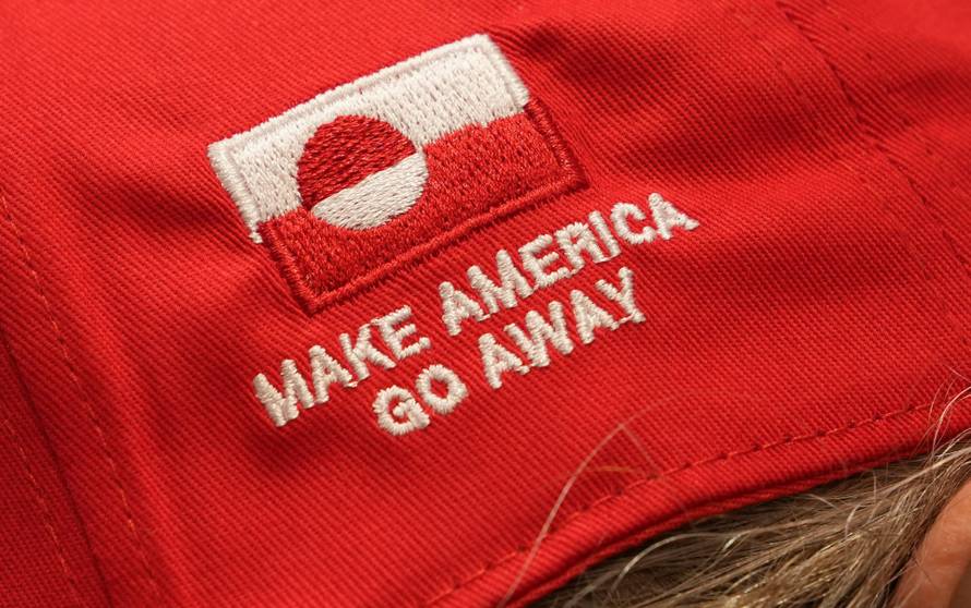 'Make America Go Away' red caps become symbol of defiance in Greenland standoff