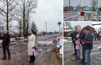 Ceremonija uz blato, balone i rupe: Rusi se pohvalili obnovom mosta, scene su nevjerojatne...