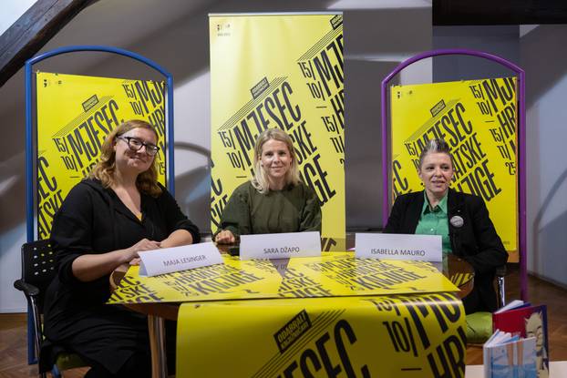 Zagreb: Konferencija za medije povodom Mjeseca hrvatske knjige 2025.