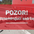 FOTO STRAVA NA A3 Autom se zabio u kamion koji je stajao u koloni. Poginuo mu&scaron;karac (65)