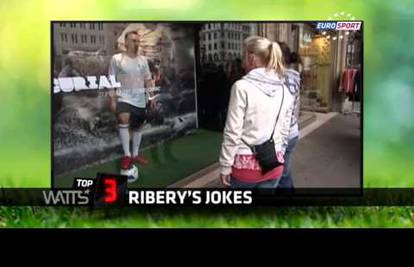 Ribery šaljivdžija: Pogledajte kako 'maltretira' sve oko sebe
