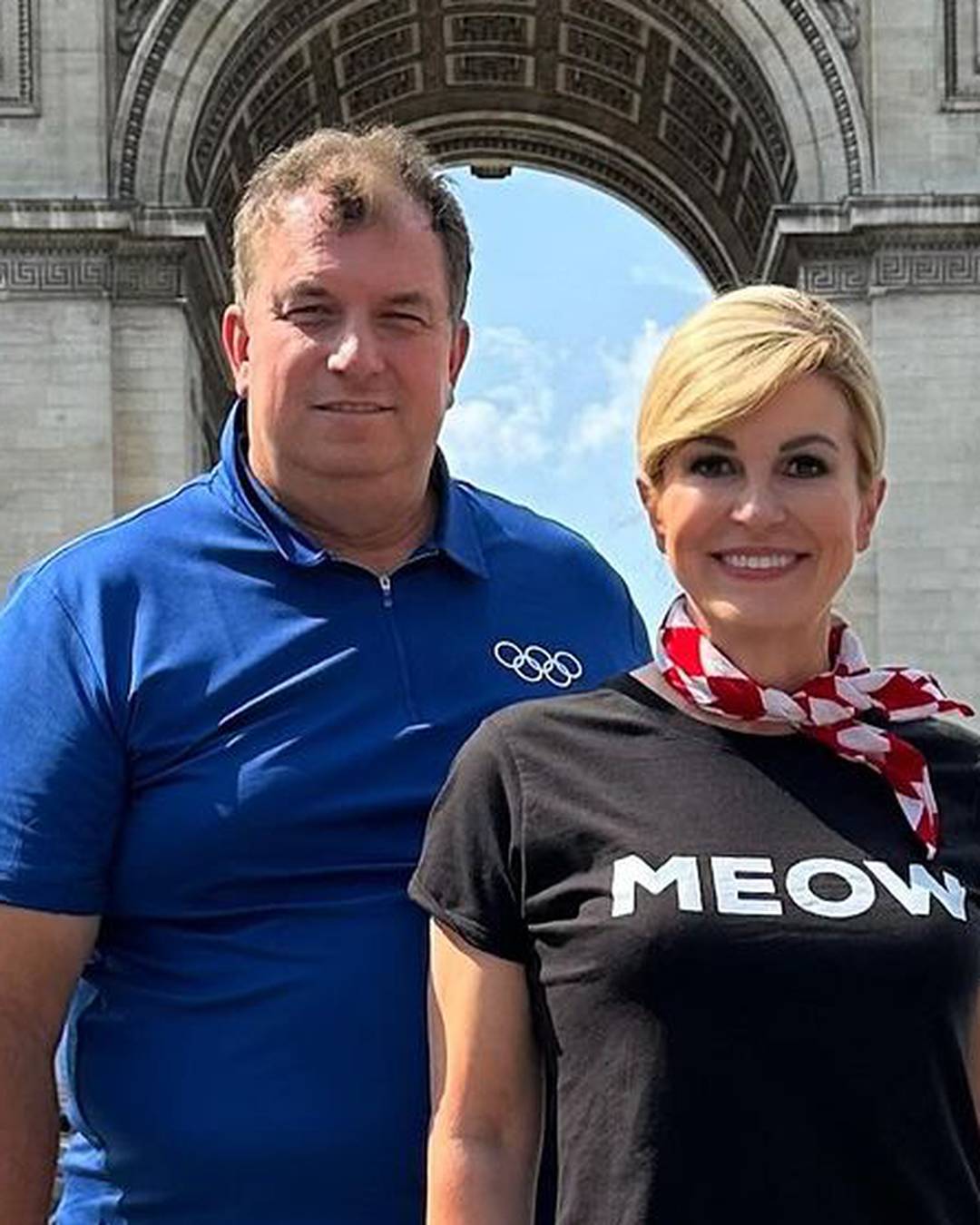 FOTO Opa, koja majica! Kolinda opet privukla pažnju u Parizu