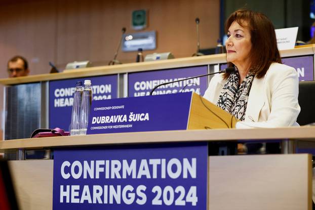 EU Commissioner for the Mediterranean Suica faces parliamentary hearing