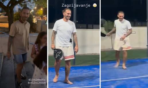 Evo kako Livaja provodi zadnje dane odmora. Zaigrao je padel s hrvatskim reprezentativcem