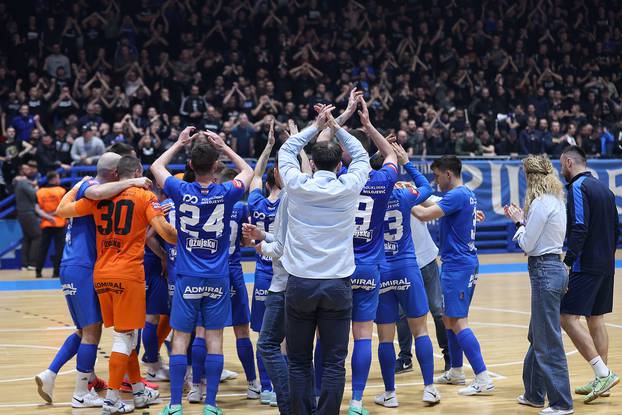 Zagreb:  1. HMNL, četvrtfinale, treća utakmica, MNK Futsal Dinamo - MNK Torcida